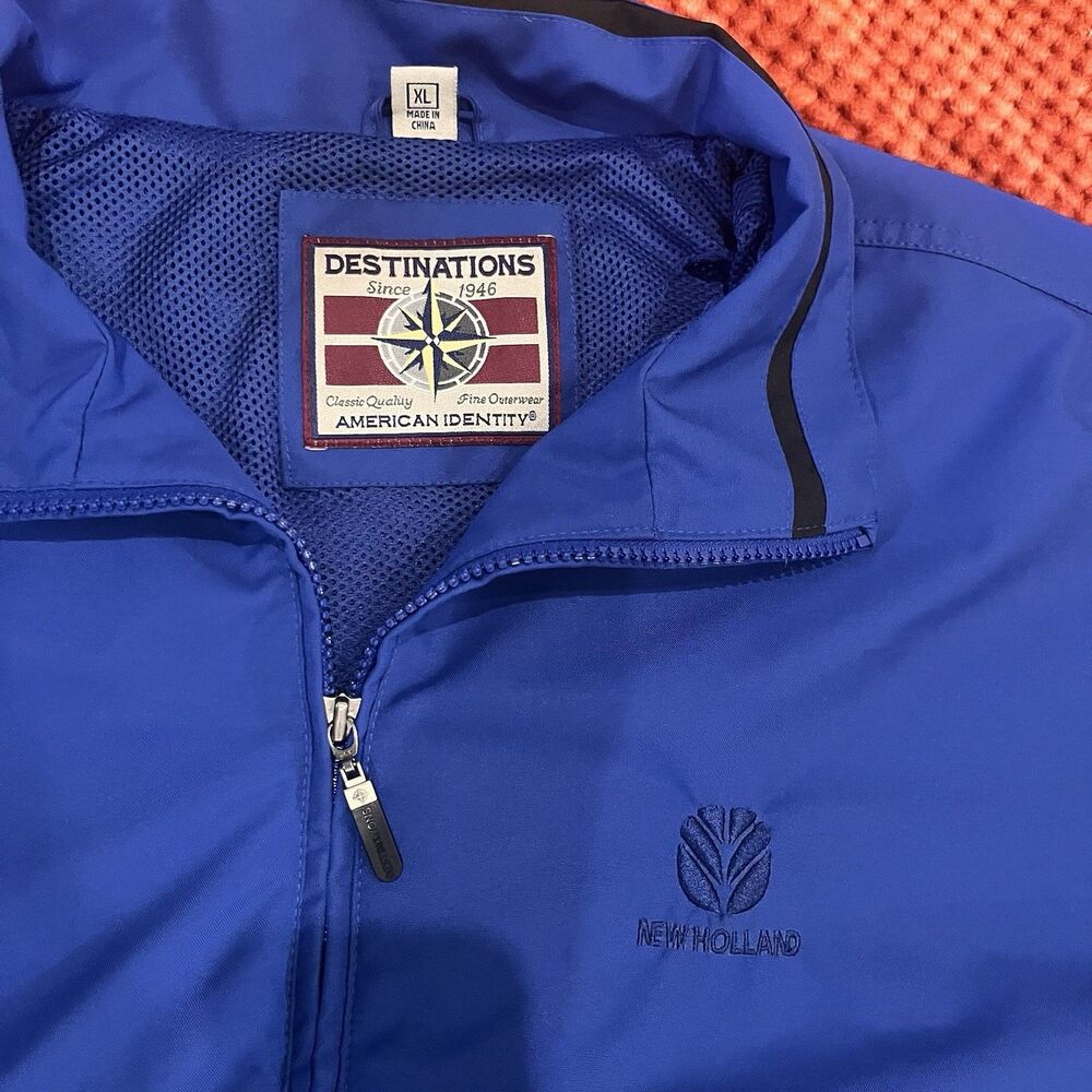 New Holland RARE Corporate Agriculture  Farming Vintage Men’s Jacket Size XL